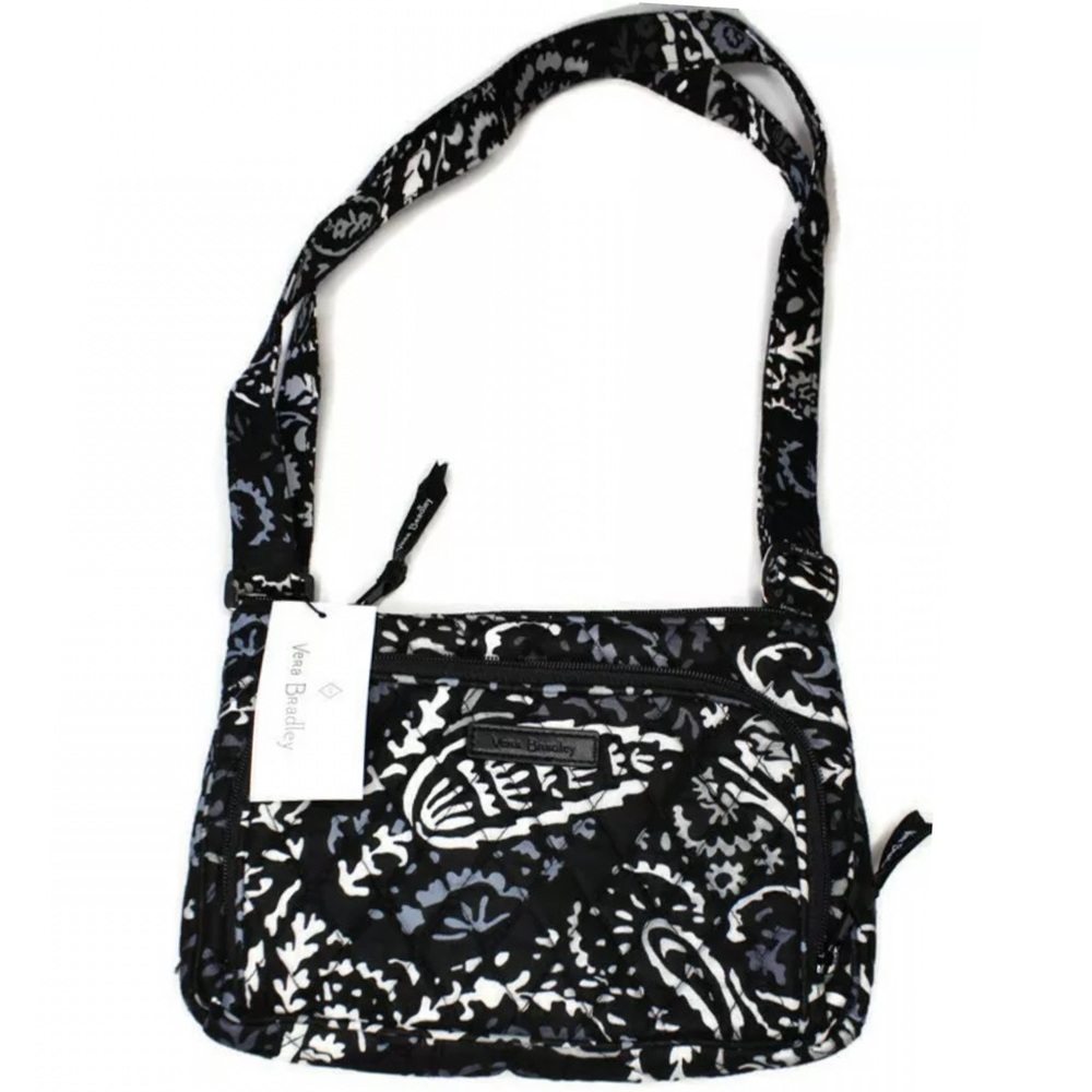 NWT VERA BRADLEY Crossbody PAISLEY NOIR